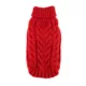 Product Hip Doggie Angora Cable Knit Dog Sweater