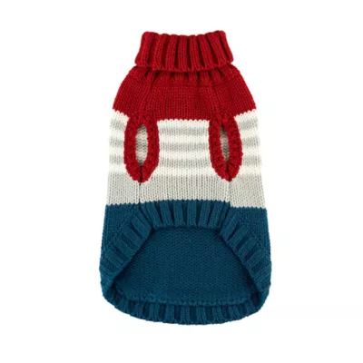 Hip Doggie Color Block Dog Dog Sweater - Image 2
