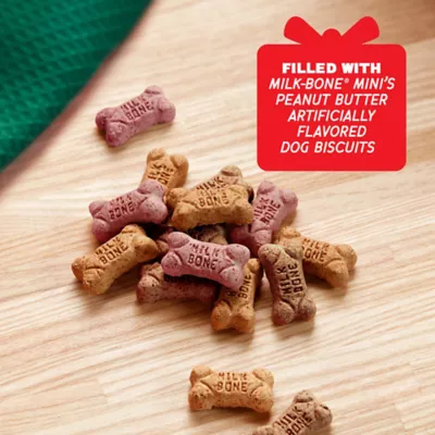 Product Milk-Bone Holiday Ornament Mini Biscuits Dog Treats - Peanut Butter