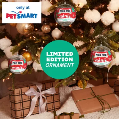 Product Milk-Bone Holiday Ornament Mini Biscuits Dog Treats - Peanut Butter