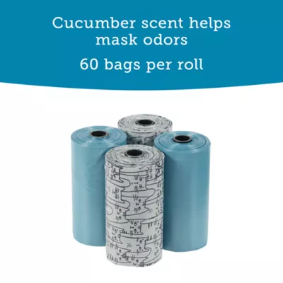 ExquisiCat® Waste Bags, Cucumber Scented To Combat Waste Odor, PetSmart Exclusive - 60 Ct - Image 4