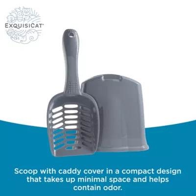 Product ExquisiCat® 2-in-1 Litter Scoop and Storage Caddy