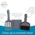 ExquisiCat® 3-in-1 Litter Scoop Sweep and Storage Caddy image thumbnail 2
