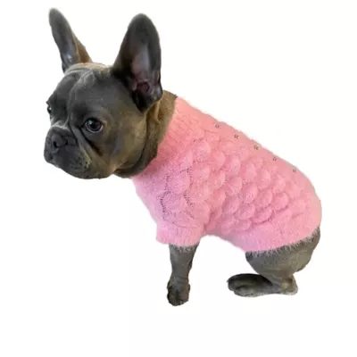 Product Hip Doggie Mohair Blossom Dog Sweater