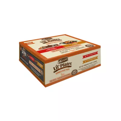 Product Merrick Lil' Plates Variety Pack Small Breed Adult Wet Dog Food - Grain Free, Steak & Thanksgiving