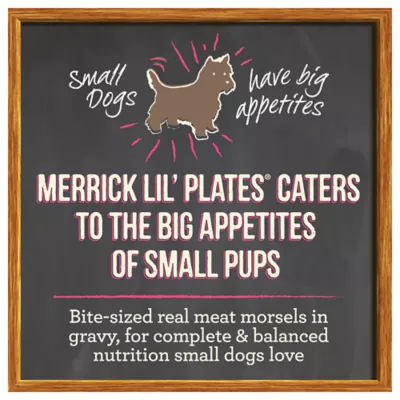 Product Merrick® Lil' Plates® Small Breed All Life Stages Wet Dog Food - Grain Free, Variety Pack, 12 Count