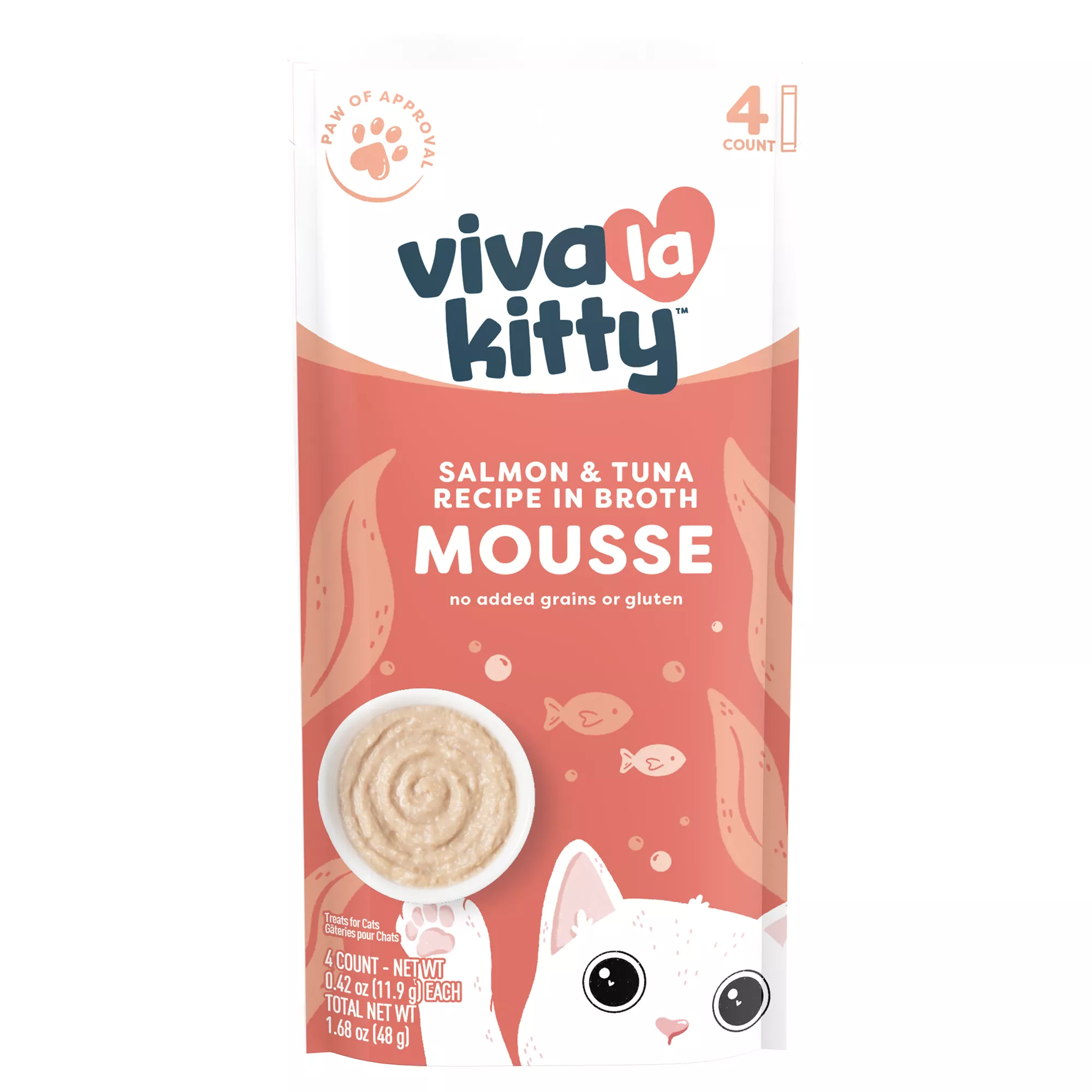 Viva La Kitty® Mousse Cat Treat - Grain Free