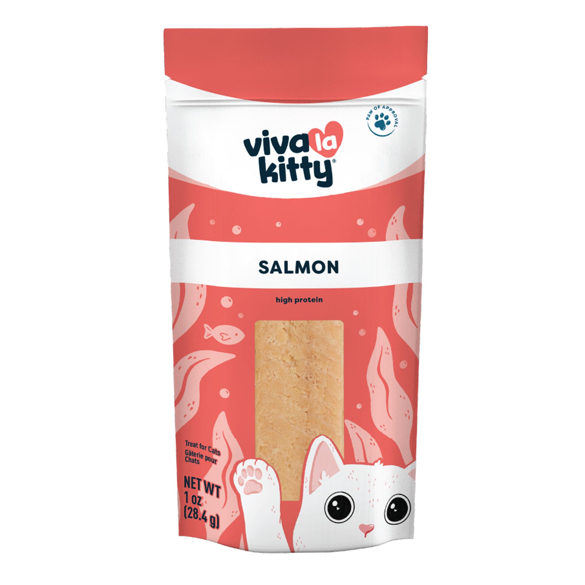 Viva La Kitty Natural Salmon Filet Cat Treat 1 oz