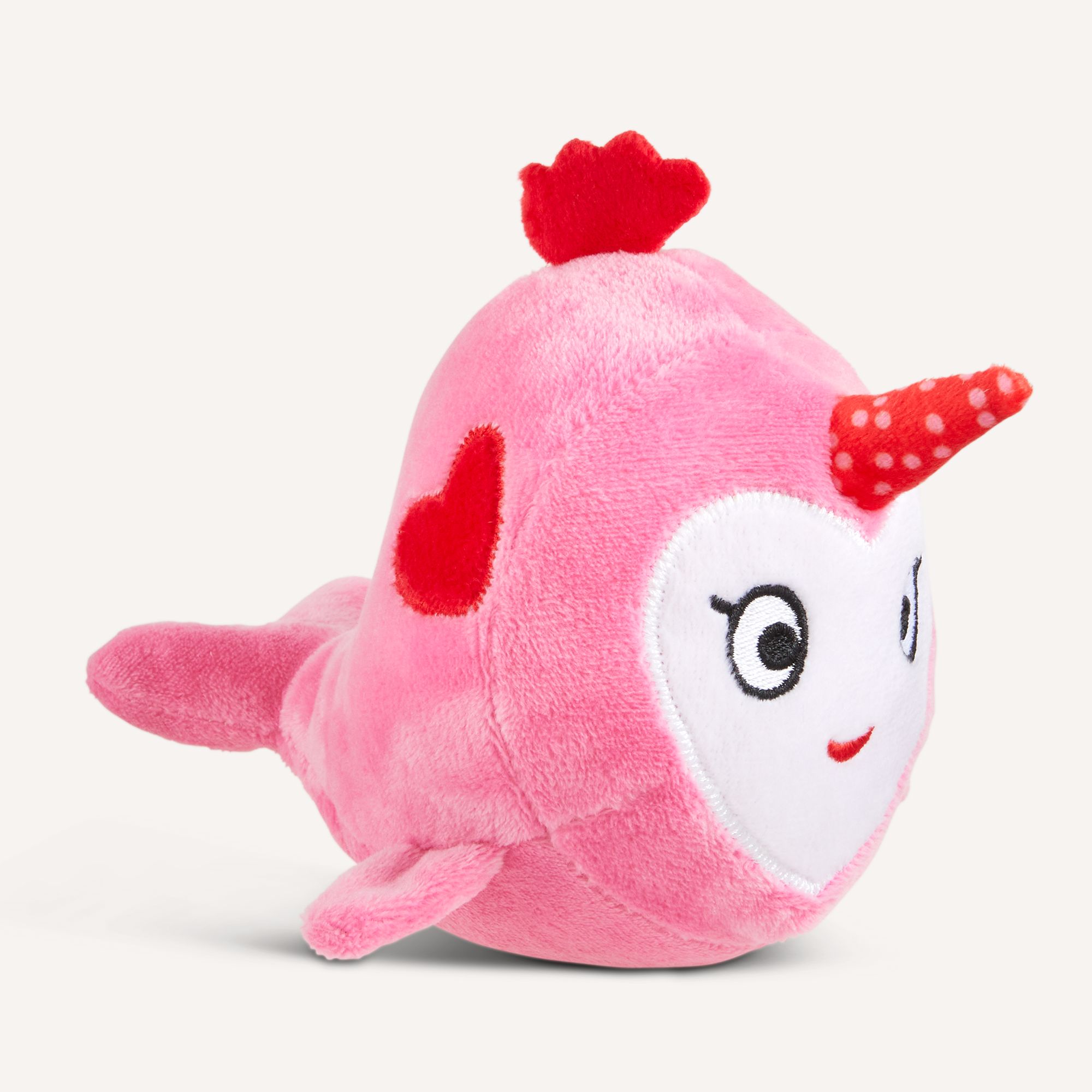 Joyhound Crazy Comfy Valentine's Day Plush Narwhal Dog Toy Squeaker dog Plush Toys PetSmart