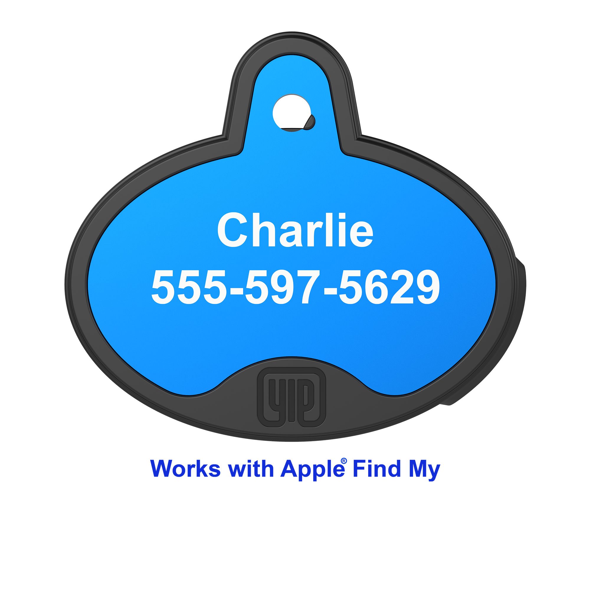 YIP Smart Tag Personalized Dog ID Tag and Finder Works with