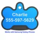 Product YIP Smart Tag Dog Bone Personalized ID Tag and Tracker - Works with Samsung Galaxy Smartphones