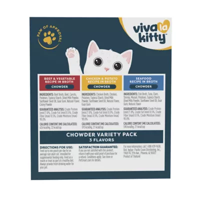Product Viva La Kitty Cat Treat Chowder Variety Pack