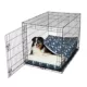 Product Snoozer® Wag Collection Pedigree Denim Luxury Cozy Cave® Dog Crate Bed