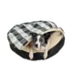 Product Snoozer® Wag Collection Barkely/Black Diamond Luxury Cozy Cave® Round Dog Bed