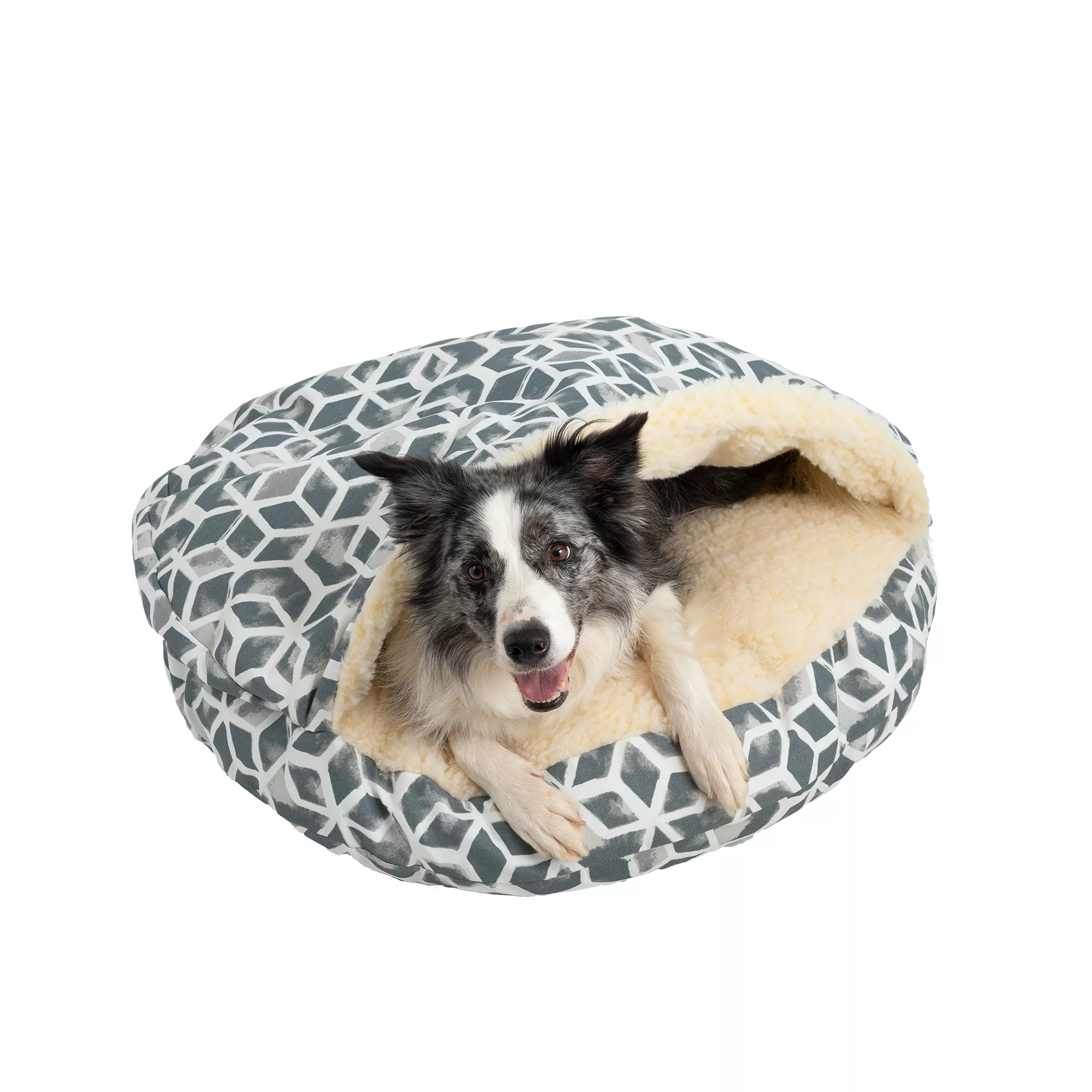 Snoozer® Wag Collection Celtic Sea Salt Luxury Cozy Cave® Round Dog Bed