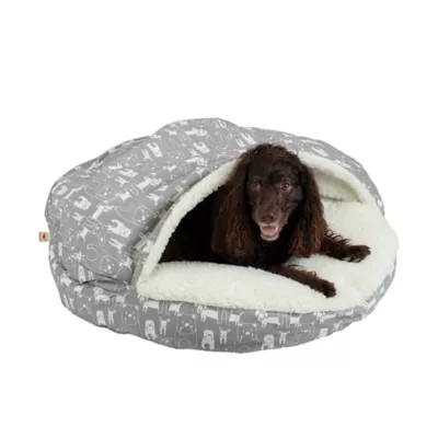 Product Snoozer® Wag Collection Pedigree Storm Luxury Cozy Cave® Round Dog Bed