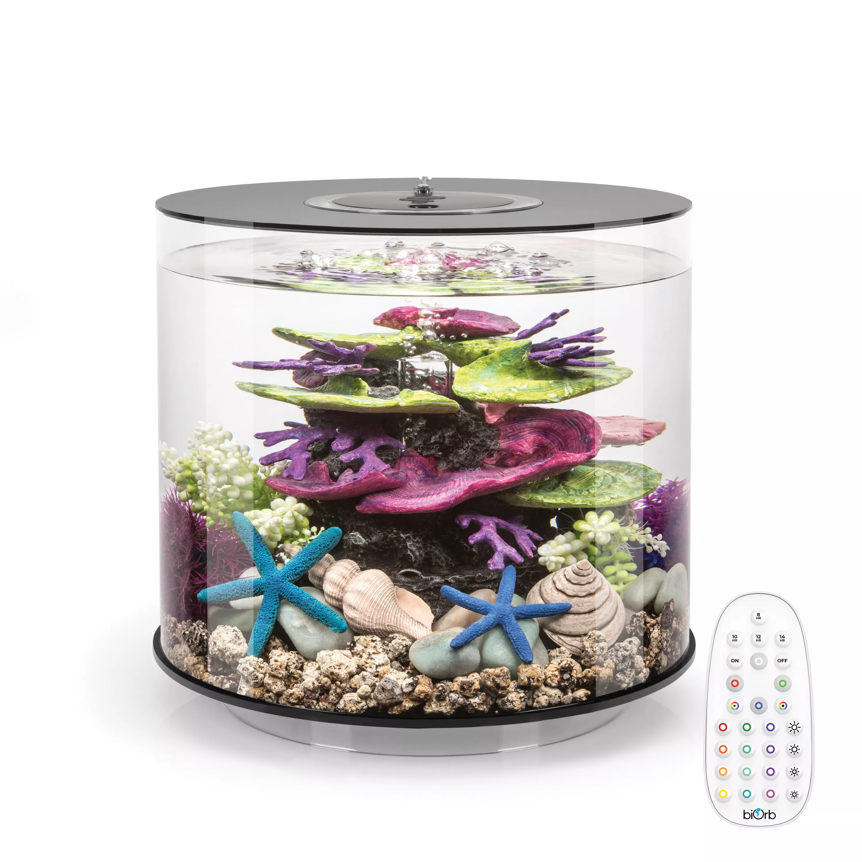 biOrb TUBE 15 Aquarium with Multi Color LED - 4 Gallon