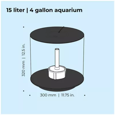 Product biOrb TUBE 15 Aquarium with Multi Color LED - 4 Gallon