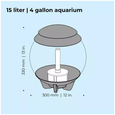 Product biOrb HALO 15 Aquarium with Multi Color LED - 4 Gallon