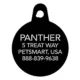 Product TagWorks® Marvel Black Panther Circle Pet ID Tag