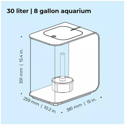 Product biOrb FLOW 30 Aquarium with LED - 8 Gallon