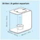Product biOrb FLOW 30 Aquarium with LED - 8 Gallon