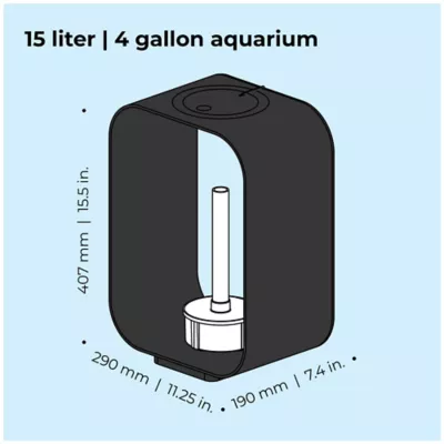 biOrb LIFE 15 Aquarium with LED - 4 Gallon - Image 4