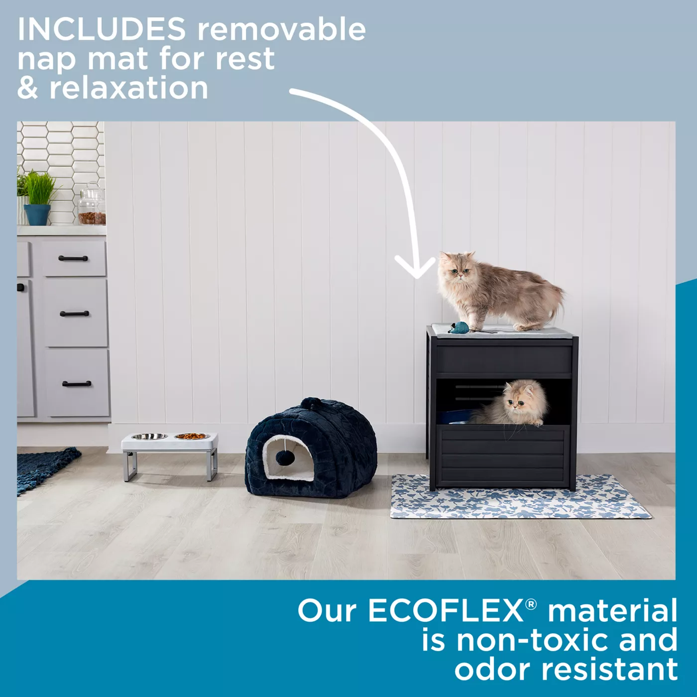 Exquisicat Home Decor Litter Box Enclosure