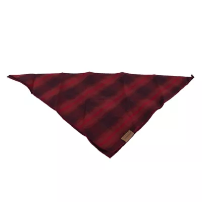 Product Pendleton Red Ombre Plaid Dog Bandana