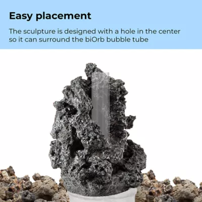 Product biOrb Black Mineral Stone Aquarium Ornament