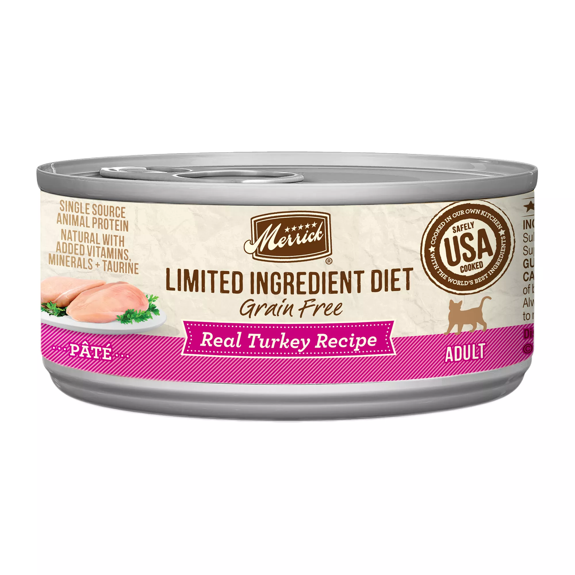 Merrick Limited Ingredient Adult Cat Food Pate 2.75 Oz