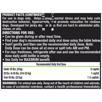 Product Liquid-Vet® K9 Calm & Content Support Dog Formula