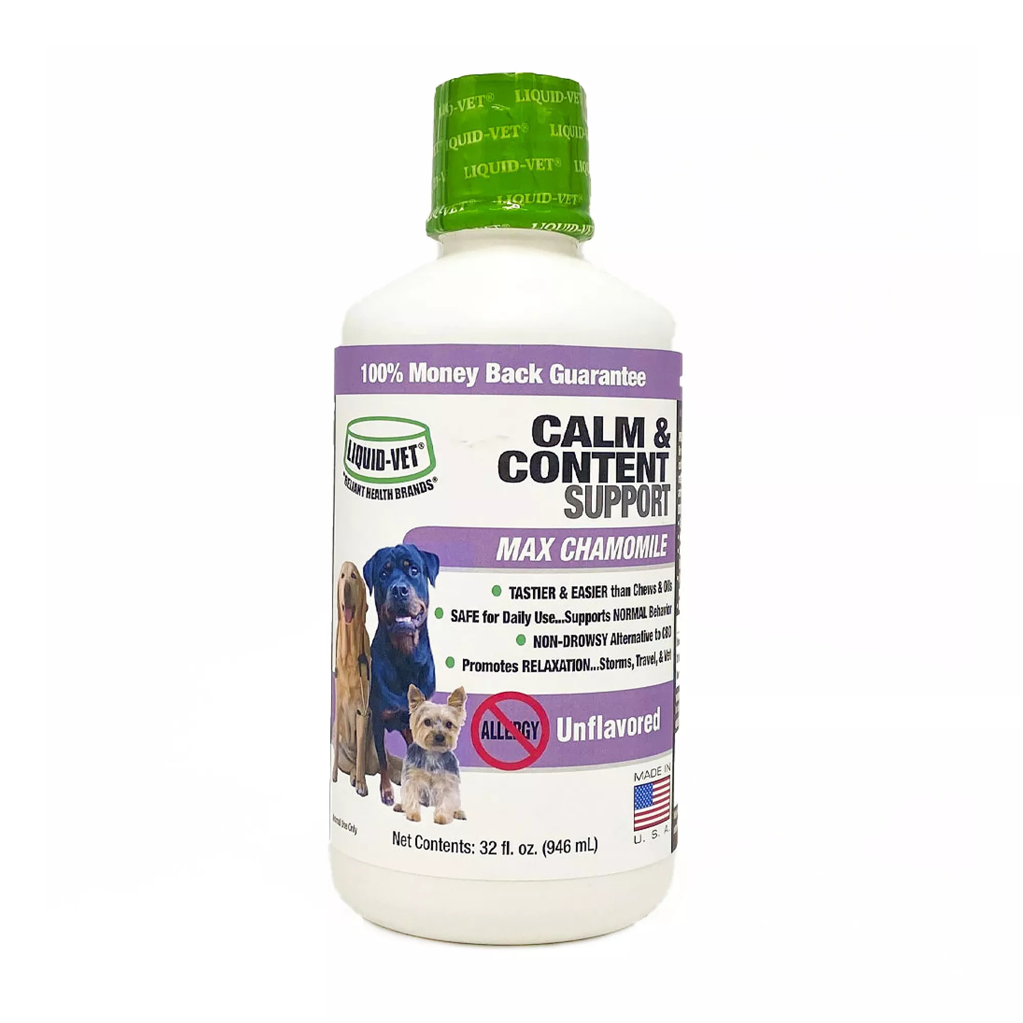 Liquid-Vet® K9 Calm & Content Support Dog Formula