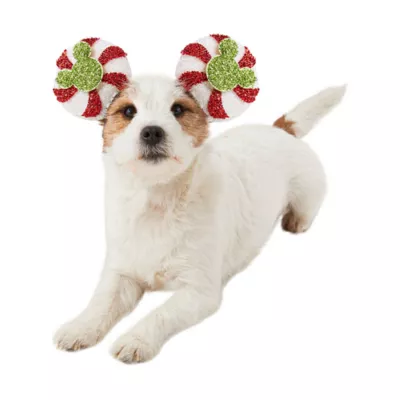 Product Rubie's Pet Shop Holiday Mickey Mouse Candy Cane Pet Accessory