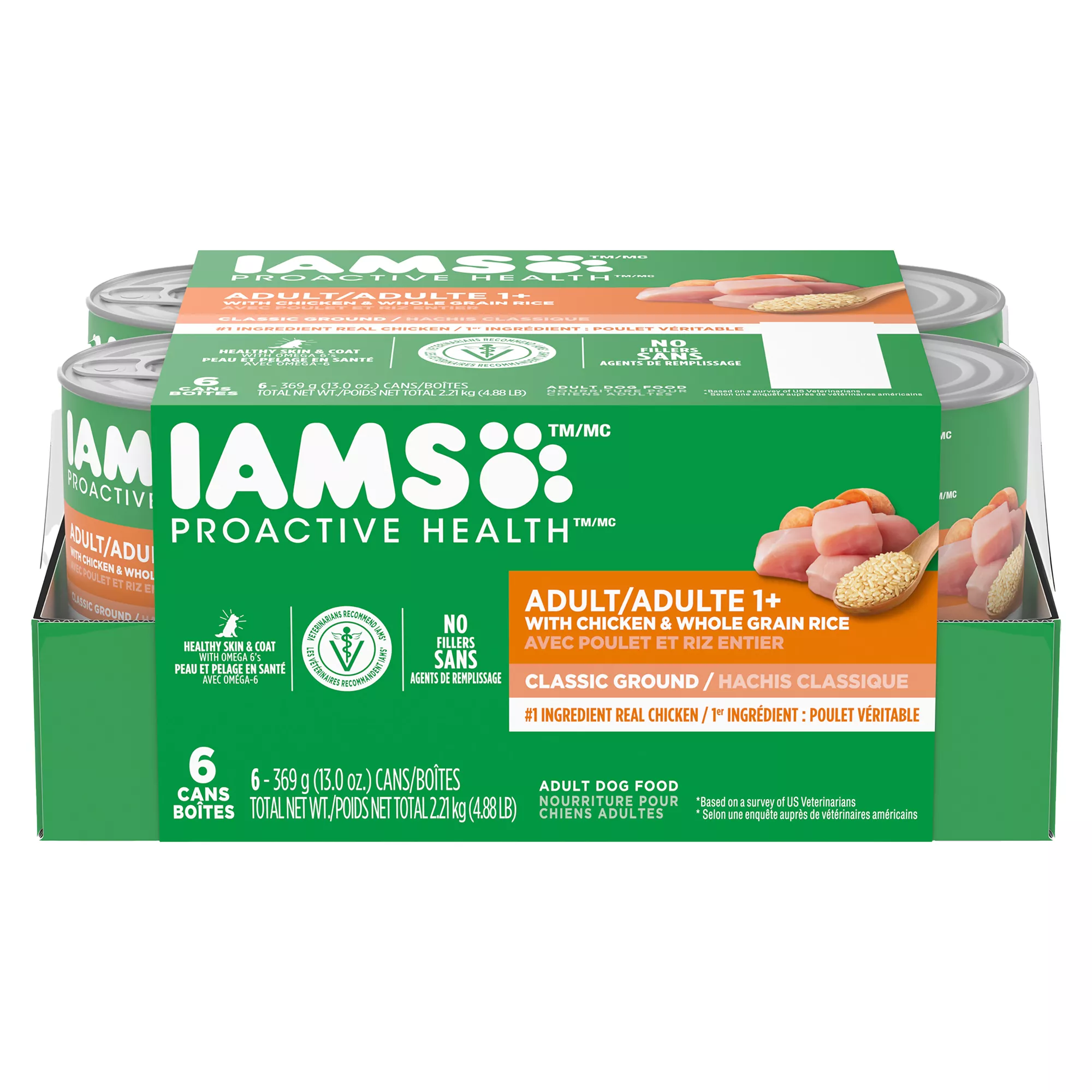 Iams Proactive Health Adult Dog Wet Food Multi Value Pack - Chicken with Rice