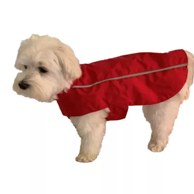 Product Hip Doggie Hoodless Water Resistant with Lining Dog Raincoat