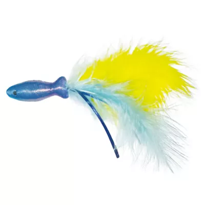 Product Whisker City Feather Fish Cat Toy