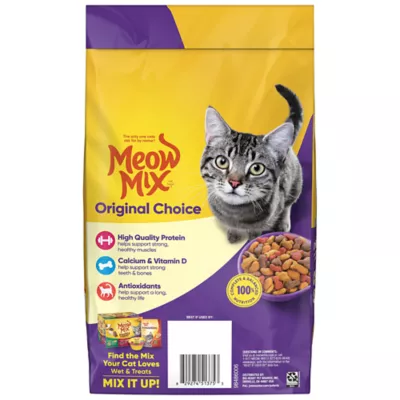Product Meow Mix Original Choice Dry Cat Food All Ages, Chicken, Turkey, Salmon, Ocean Fish