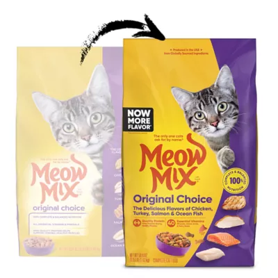 Product Meow Mix Original Choice Dry Cat Food All Ages, Chicken, Turkey, Salmon, Ocean Fish