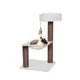 Product Catry 28-in White Cat Tree with Hammock & Perch, Off White & Brown