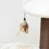 Catry 28-in White Cat Tree with Hammock & Perch, Off White & Brown image thumbnail 2