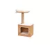 Catry 30-in Wooden Brown Cat Condo with Top Perch, Brown & White image thumbnail 1
