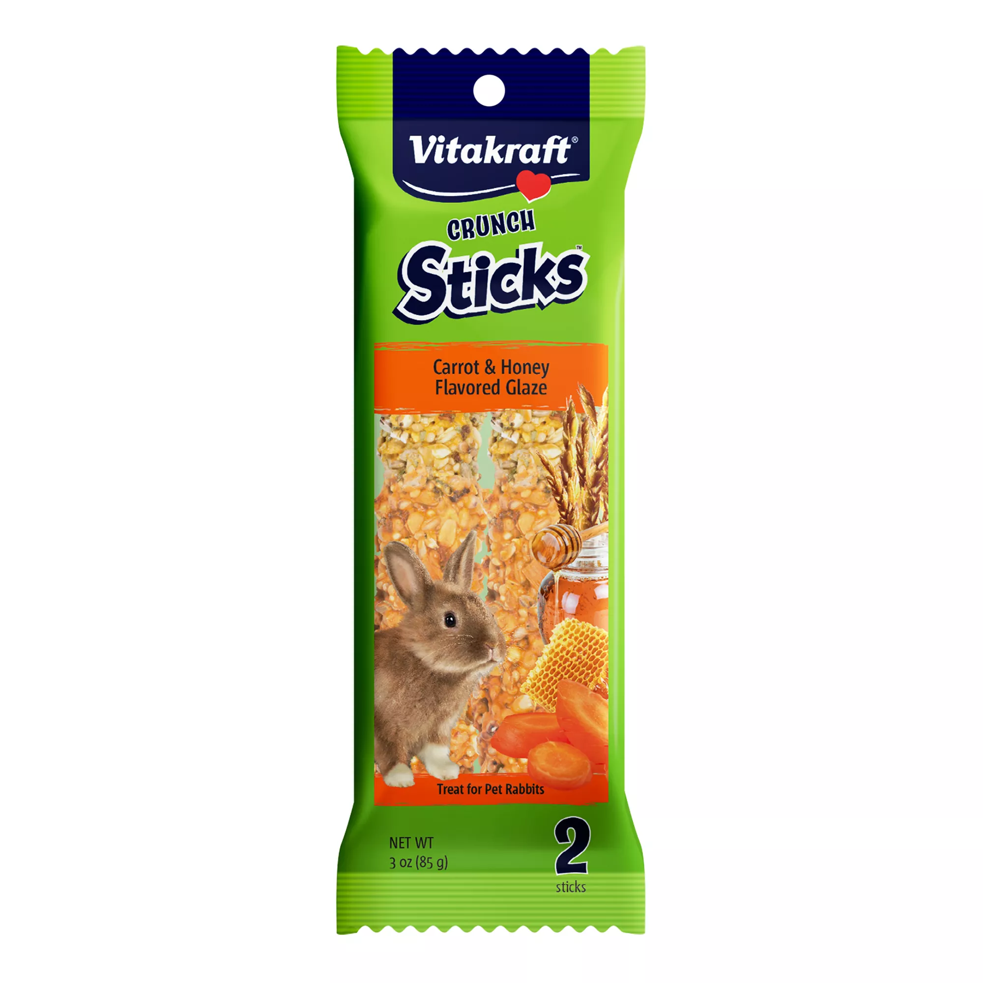 Vitakraft® Carrot and Honey Glazed Rabbit Crunch Sticks