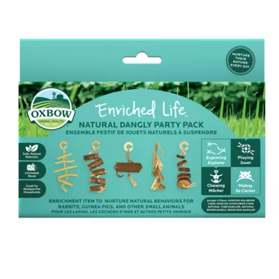 Product Oxbow Enriched Life Natural Dangly Pawty Pack Small Pet Chews