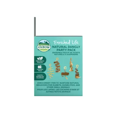 Product Oxbow Enriched Life Natural Dangly Pawty Pack Small Pet Chews