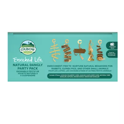 Product Oxbow Enriched Life Natural Dangly Pawty Pack Small Pet Chews