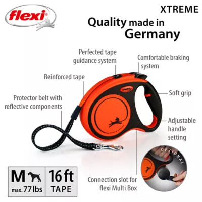 Product flexi® Xtreme Tape Dog Leash: 16-ft long