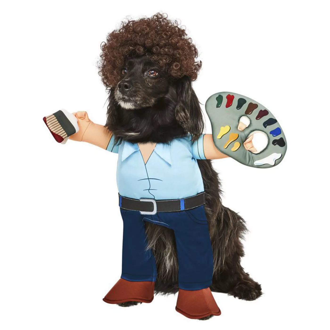 Product Rubie's Pet Shop Halloween Bob Ross Dog & Cat Costume