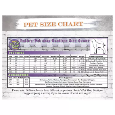Product Rubie's Pet Shop Halloween Rocky Dog & Cat Costume