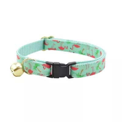 Product Made By Cleo® Flamingo Aqua Tropical Breakaway Cat Collar